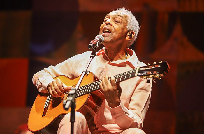Foto do cantor Gilberto Gil